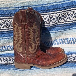 Brown Leather Cowboy Boots